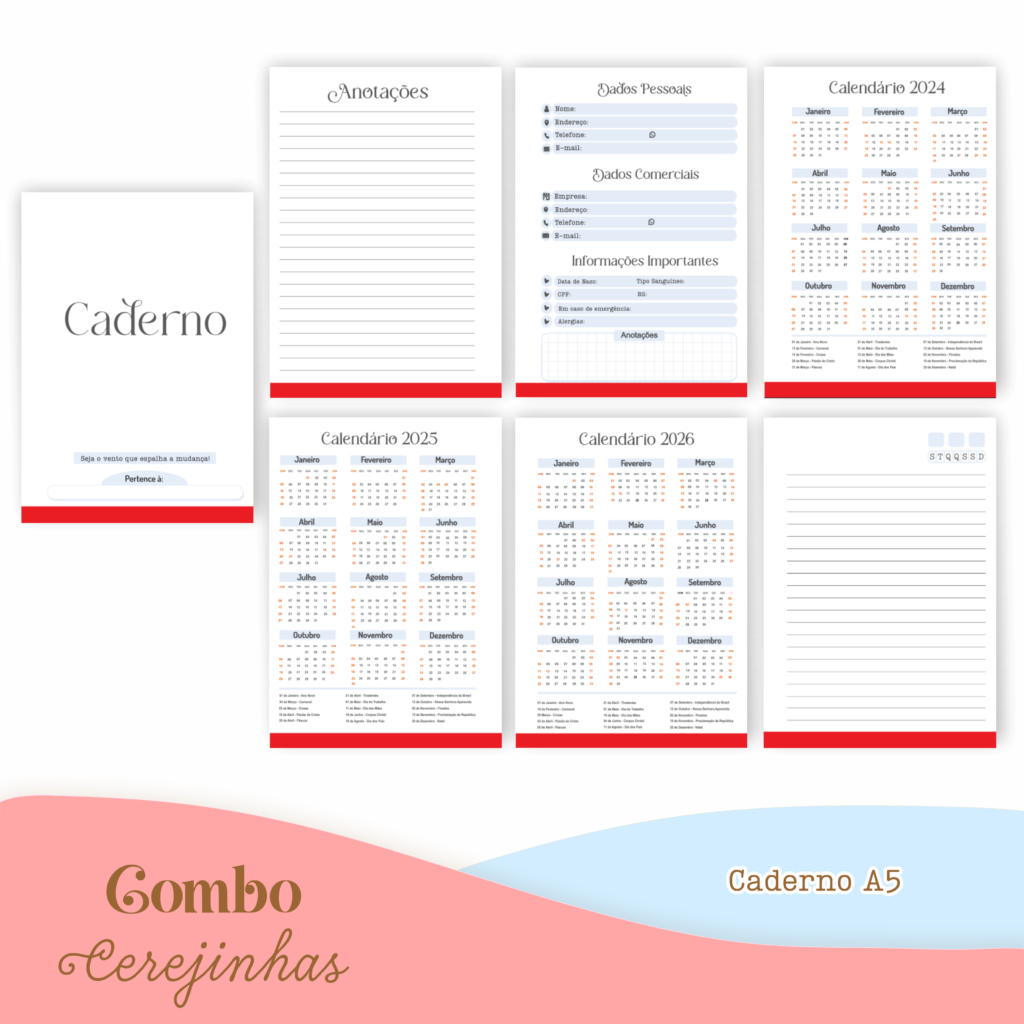 COMBO Cerejinhas– 5 Modelos (Pamella) - Imagem 9