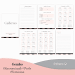 COMBO Marmorizado Preto Feminino – 5 Modelos (Pamella) - Imagem 9