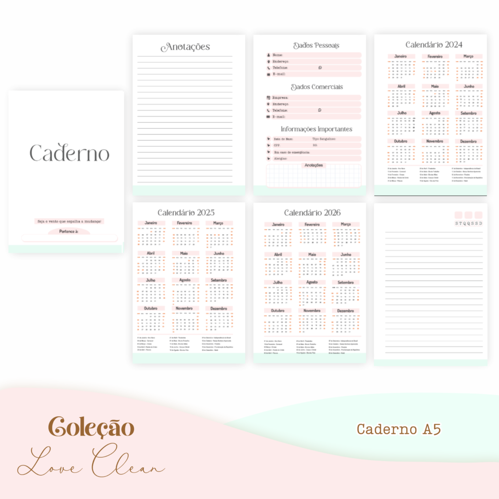 COMBO Love Clean – 5 Modelos (Pamella) - Imagem 9