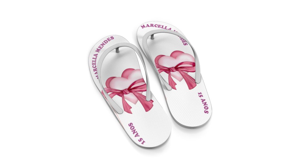 COMBO 15 Anos - Artes para Chinelos com Gabarito - Imagem 2