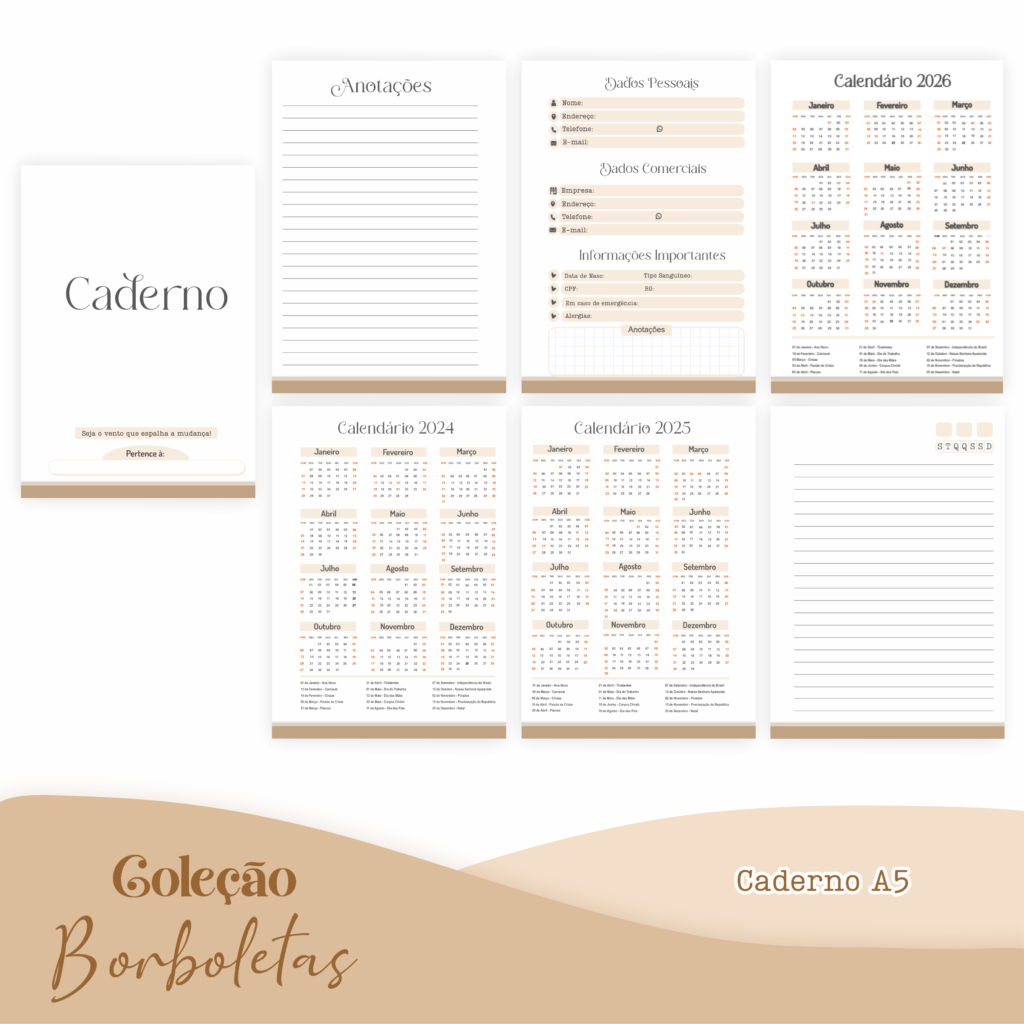 COMBO Borboletas – 5 Modelos (Pamella) - Imagem 9