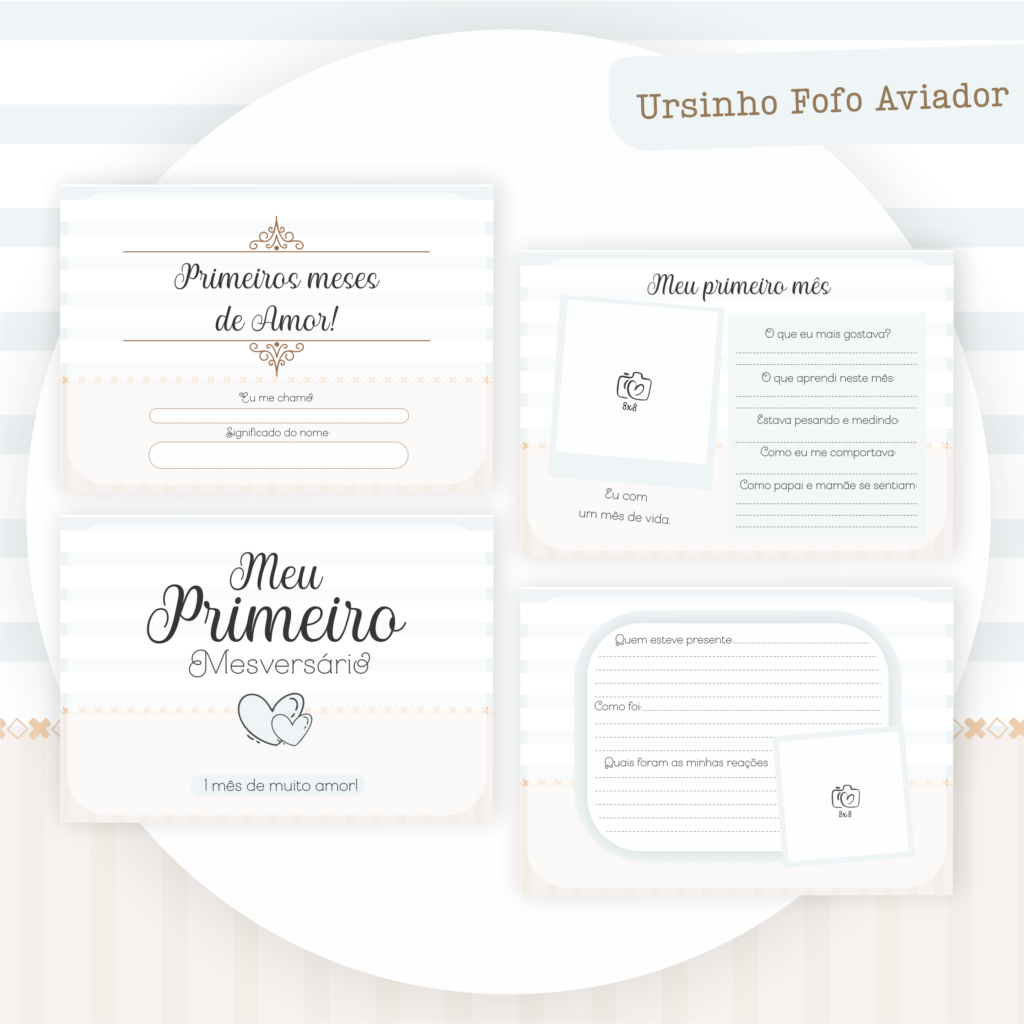 Ursinho Fofo Aviador - Kit Maternidade - Imagem 5