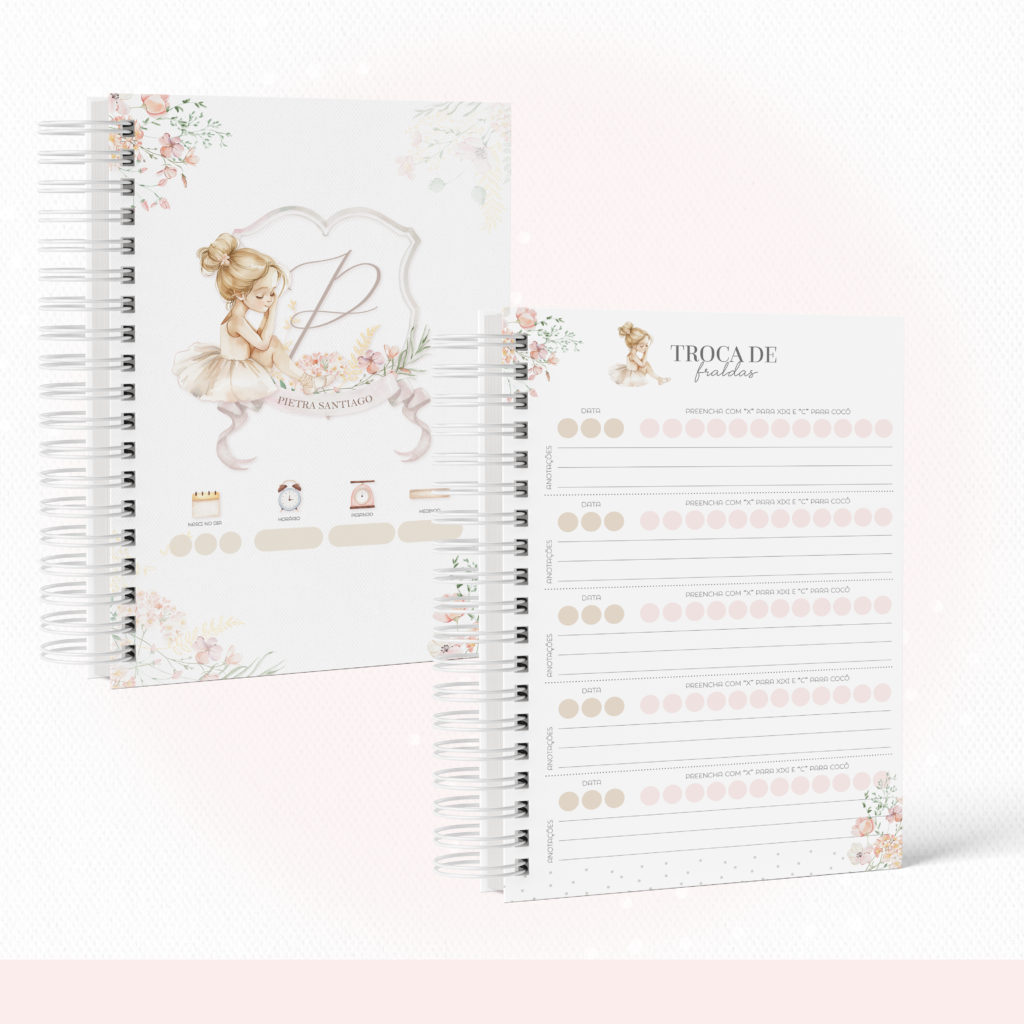 Ballet 3 - COMBO Maternidade Monogramas (Papel Amado) - Imagem 4