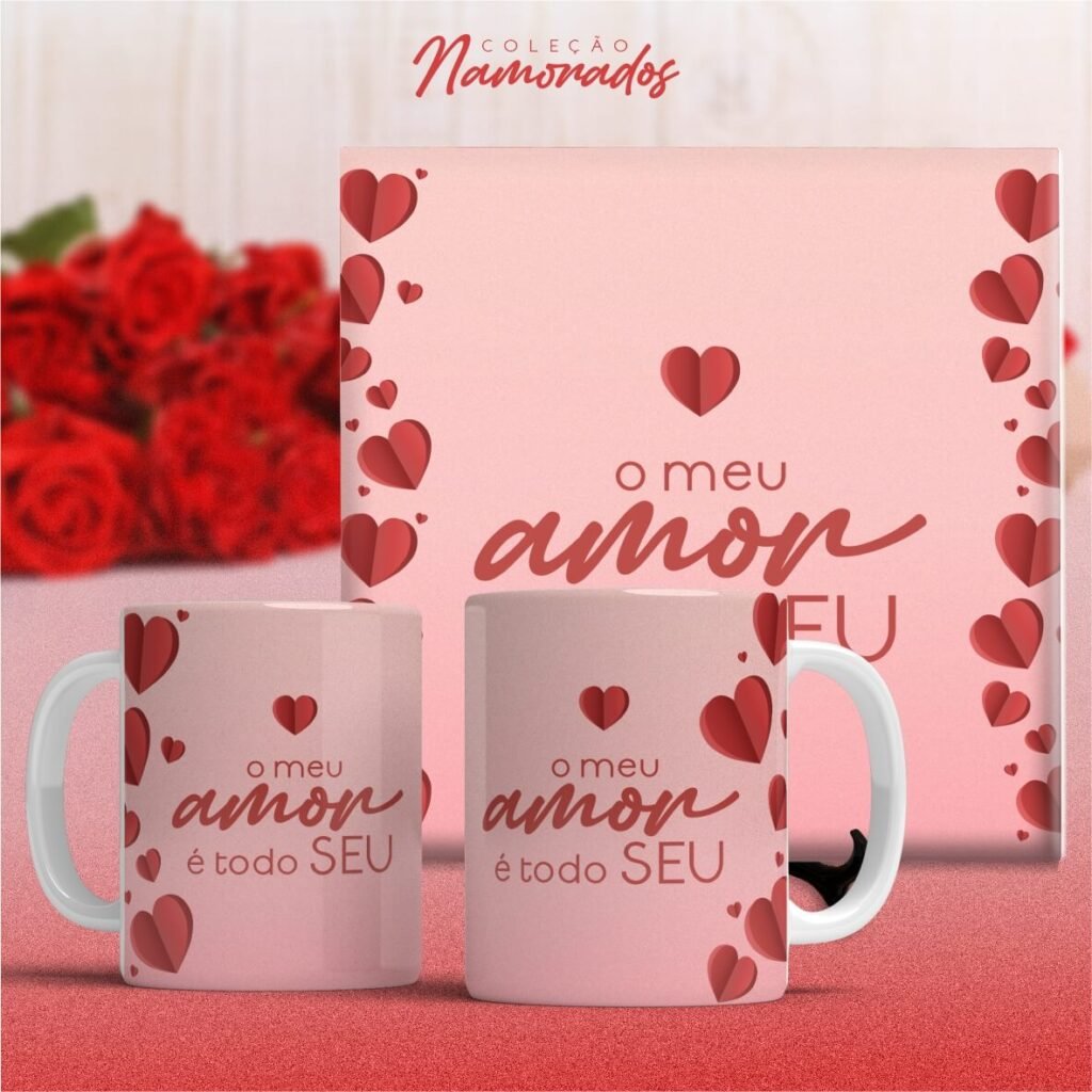 COMBO de Artes Canecas e Azulejos Namorados V24 SEM FOTO (Vintage) - Imagem 11