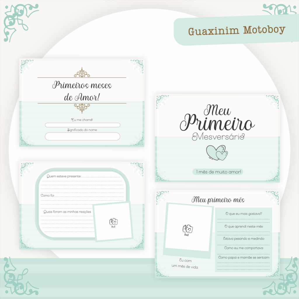 Guaxinim Motoboy - Kit Maternidade - Imagem 6