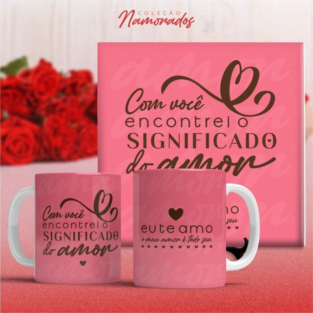 COMBO de Artes Canecas e Azulejos Namorados V24 SEM FOTO (Vintage) - Imagem 19