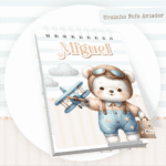 Ursinho Fofo Aviador - Kit Maternidade - Imagem 8