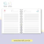 Miolo Agenda Colorida 2025 (Becraft) - Imagem 3
