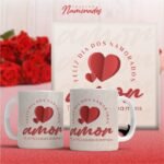 COMBO de Artes Canecas e Azulejos Namorados V24 SEM FOTO (Vintage) - Imagem 3