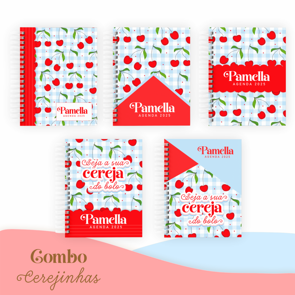 COMBO Cerejinhas– 5 Modelos (Pamella) - Imagem 1