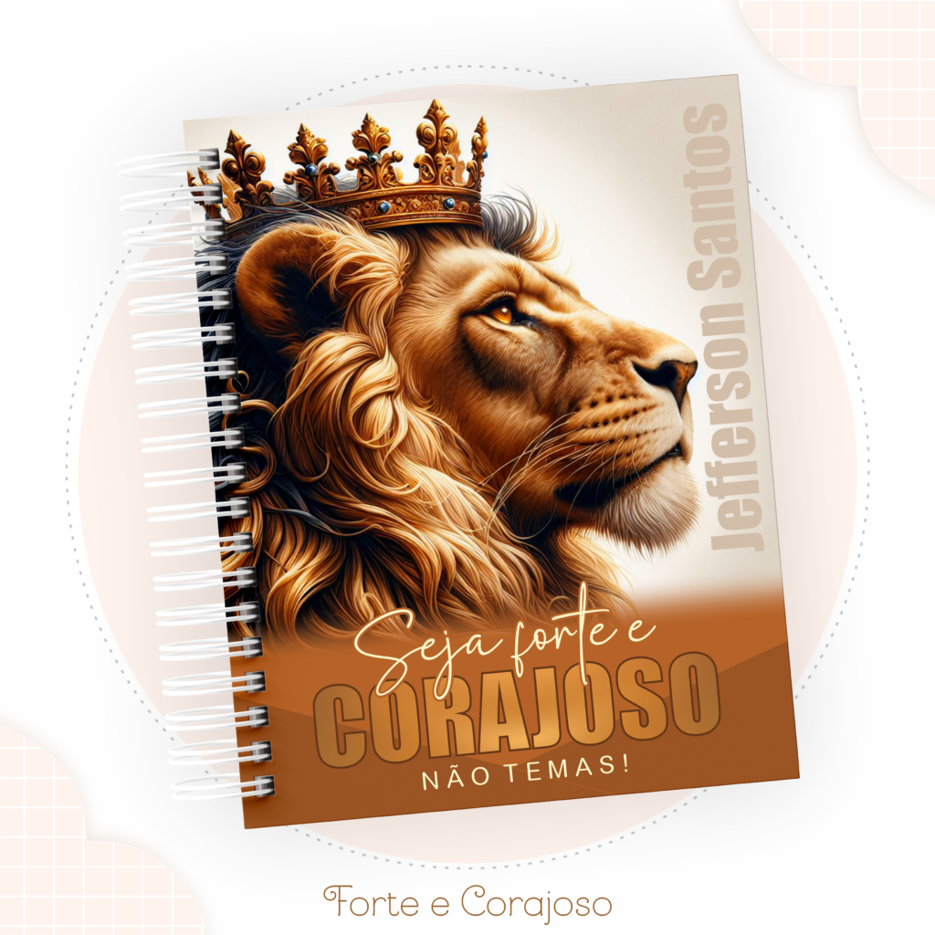 Kit CRISTÃO - Forte e Corajoso Masculino (Pamella) - Imagem 3