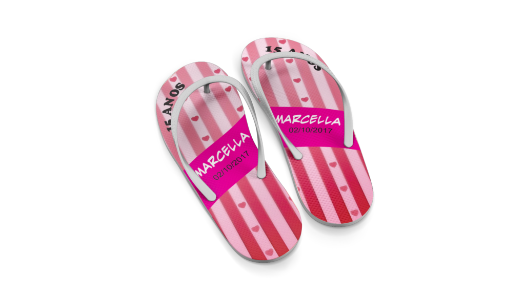 COMBO 15 Anos - Artes para Chinelos com Gabarito - Imagem 10