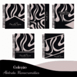 COMBO Abstrato Monocromático – 5 Modelos (Pamella)