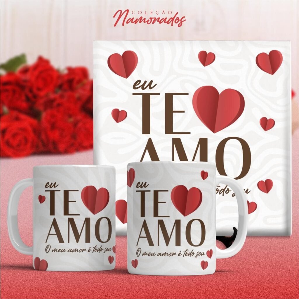 COMBO de Artes Canecas e Azulejos Namorados V24 SEM FOTO (Vintage) - Imagem 20