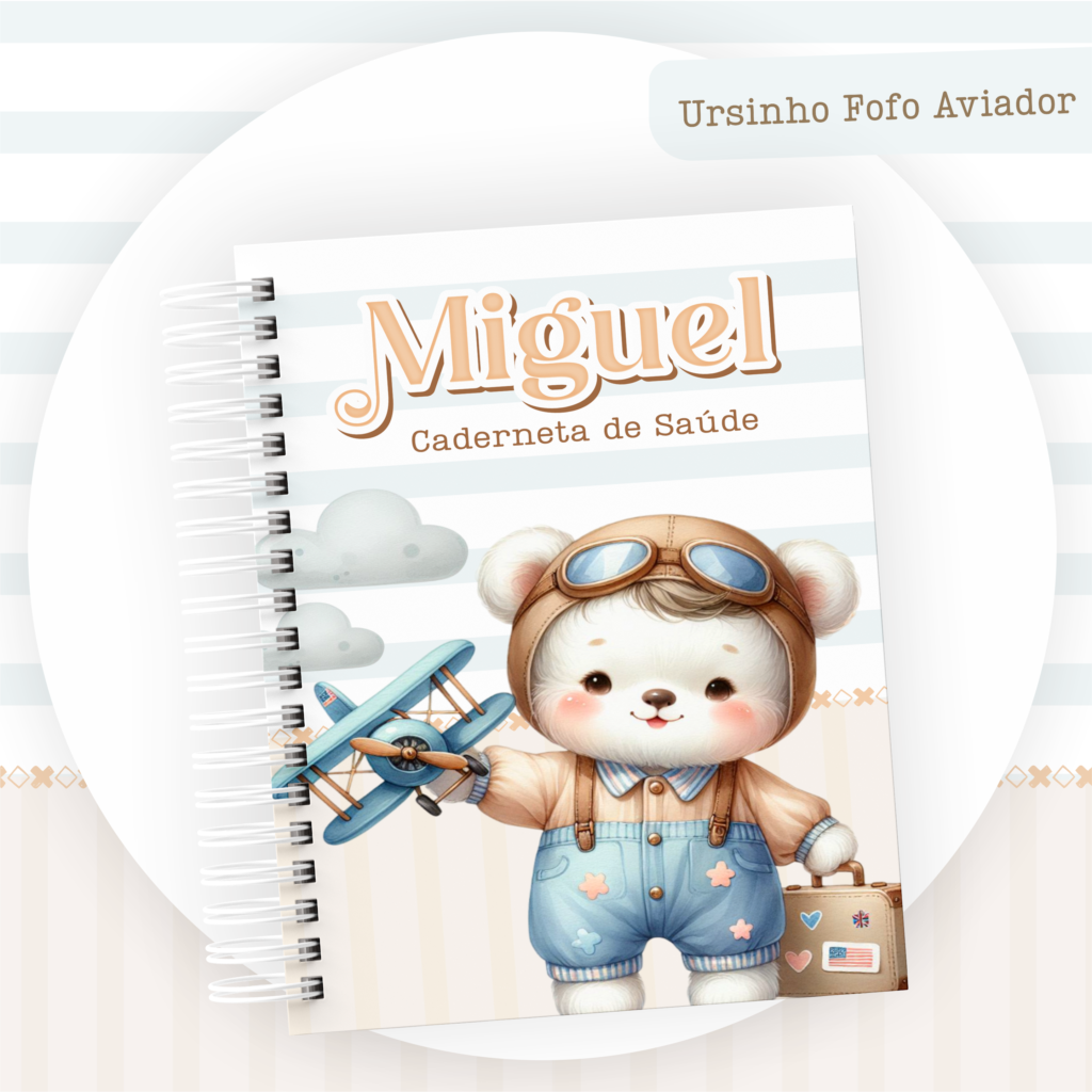 Ursinho Fofo Aviador - Kit Maternidade - Imagem 9