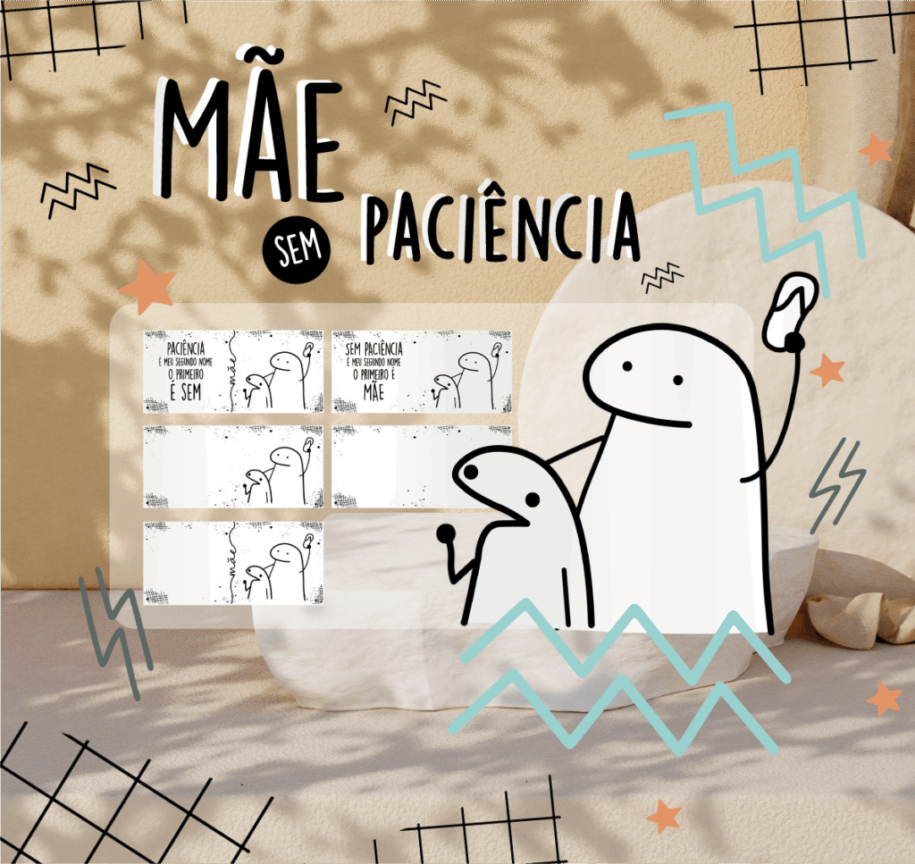 Flork Mãe Sem Paciência - Artes Avulsa (Fernanda Yuki) - Imagem 3