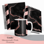 COMBO Marmorizado Preto Feminino – 5 Modelos (Pamella) - Imagem 2