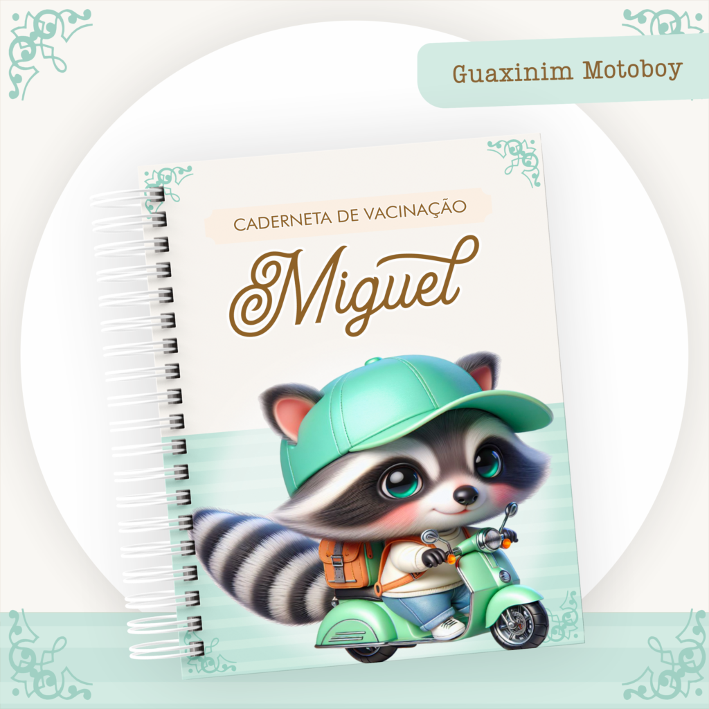 Guaxinim Motoboy - Kit Maternidade - Imagem 10