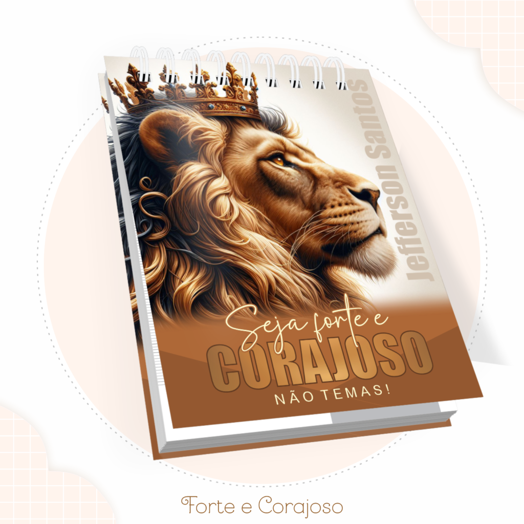 Kit CRISTÃO - Forte e Corajoso Masculino (Pamella) - Imagem 4