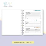 Miolo Agenda Colorida 2025 (Becraft) - Imagem 5