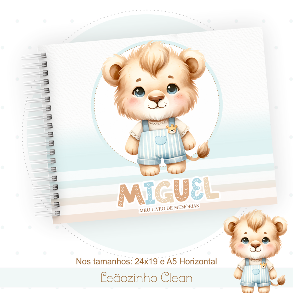 Leãozinho Clean - Kit Maternidade - Imagem 11