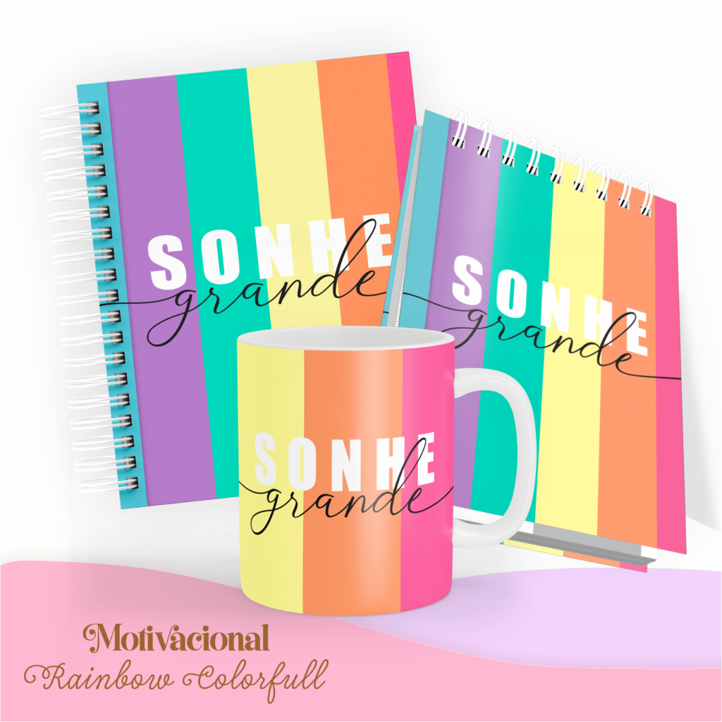 COMBO Rainbow Color Full – 5 Modelos (Pamella) - Imagem 3