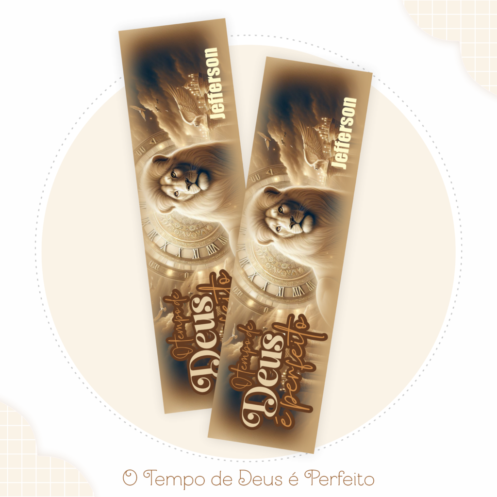 Kit CRISTÃO - O Tempo de Deus é Perfeito (Pamella) - Imagem 5