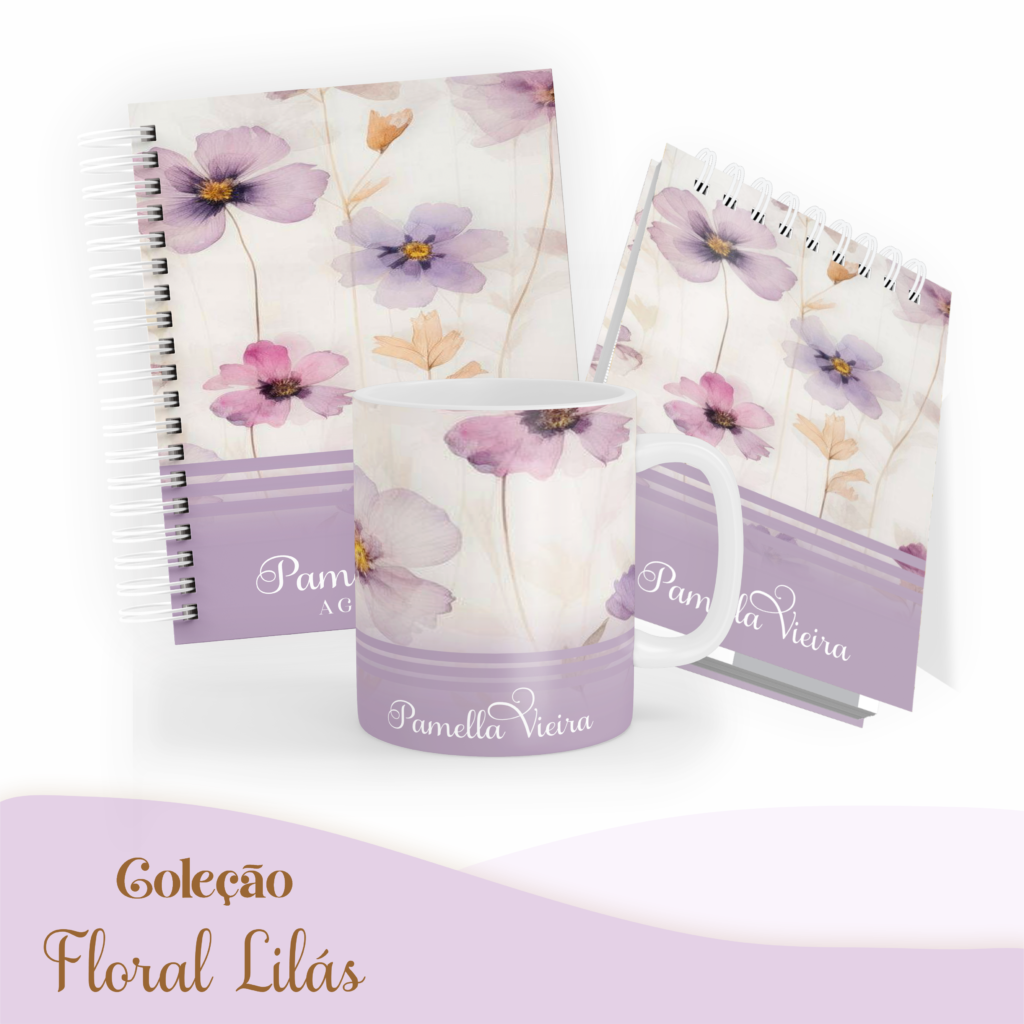 COMBO Floral Lilás – 5 Modelos (Pamella) - Imagem 3