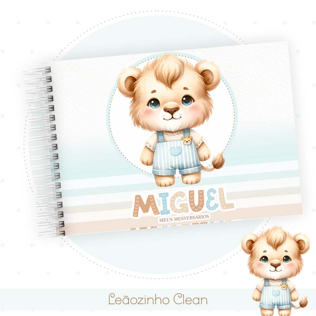 Leãozinho Clean - Kit Maternidade - Imagem 12