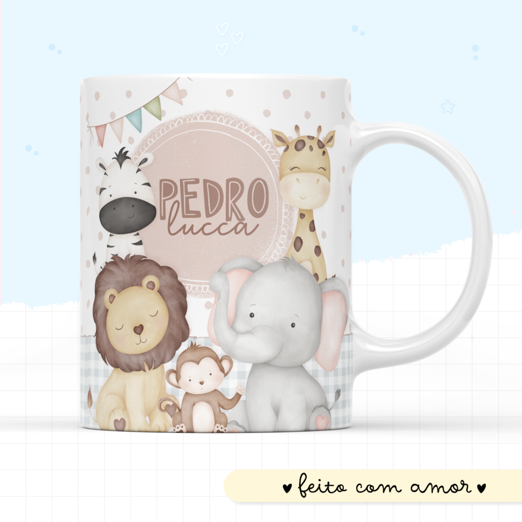 Animais Cute Menino - Kit Maternidade - Imagem 10