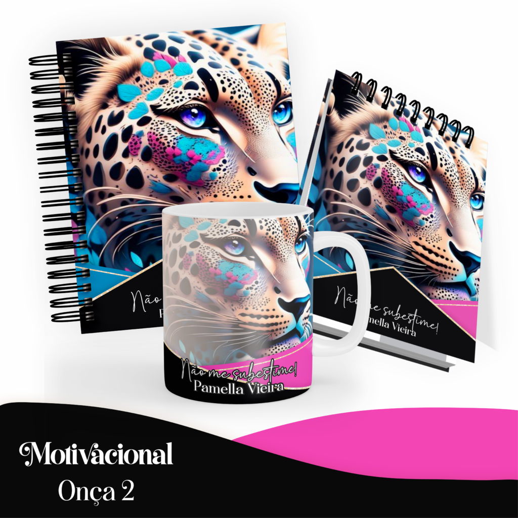 COMBO Motivacional Onça 2 – 5 Modelos (Pamella) - Imagem 4