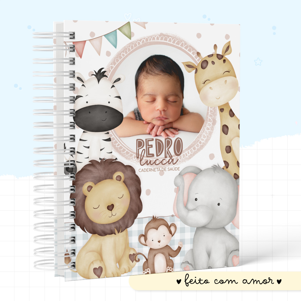 Animais Cute Menino - Kit Maternidade - Imagem 2