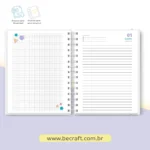 Miolo Agenda Colorida 2025 (Becraft) - Imagem 7