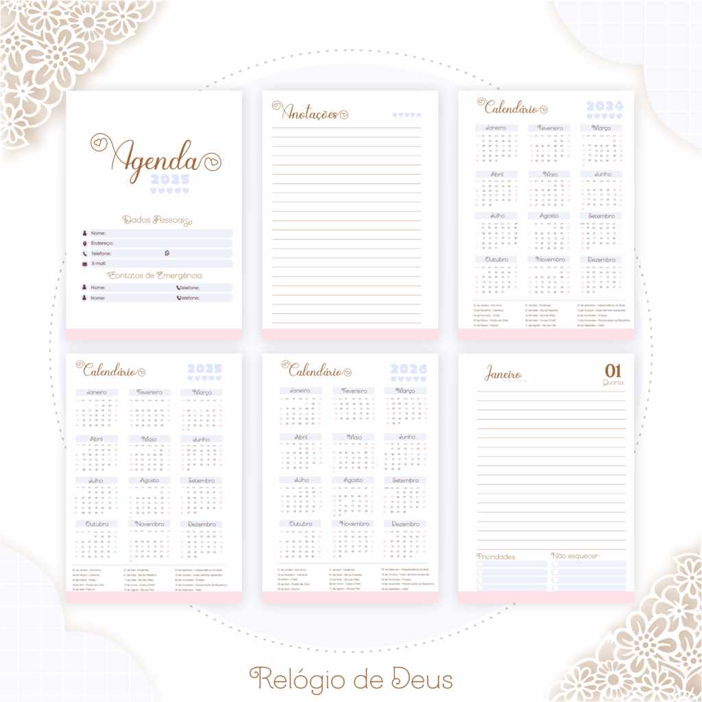 Kit CRISTÃO - Relógio de Deus (Pamella) - Imagem 6