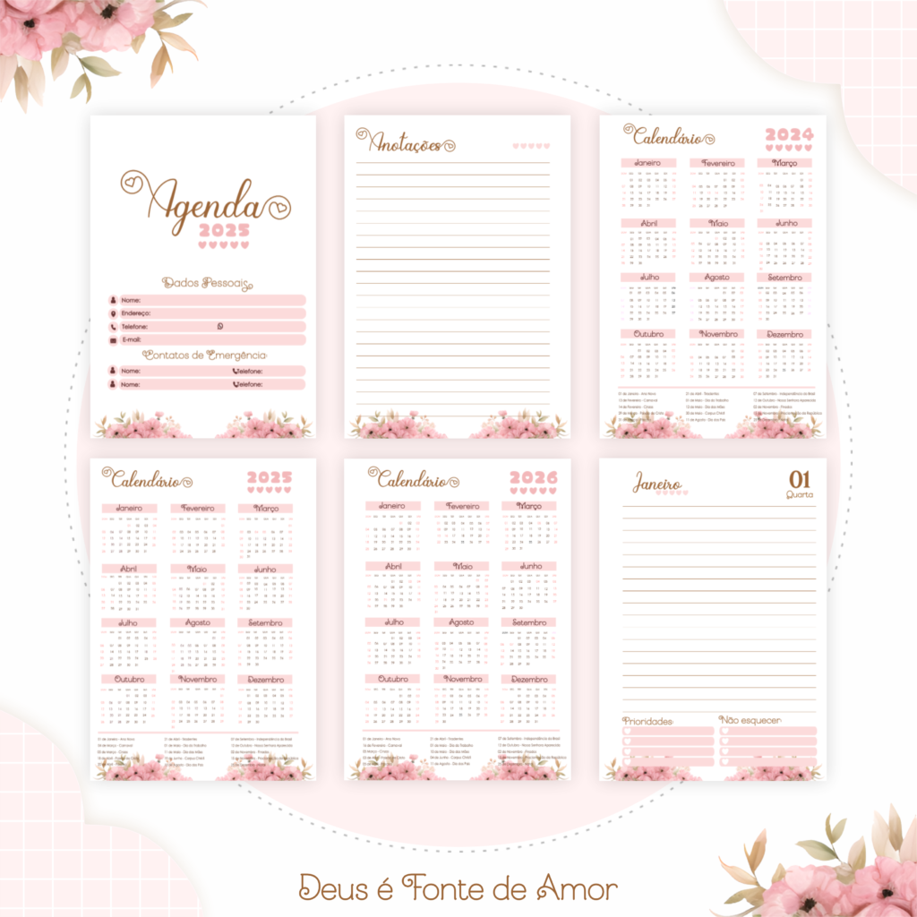 Kit CRISTÃO - Deus é Fonte de Amor (Pamella) - Imagem 5