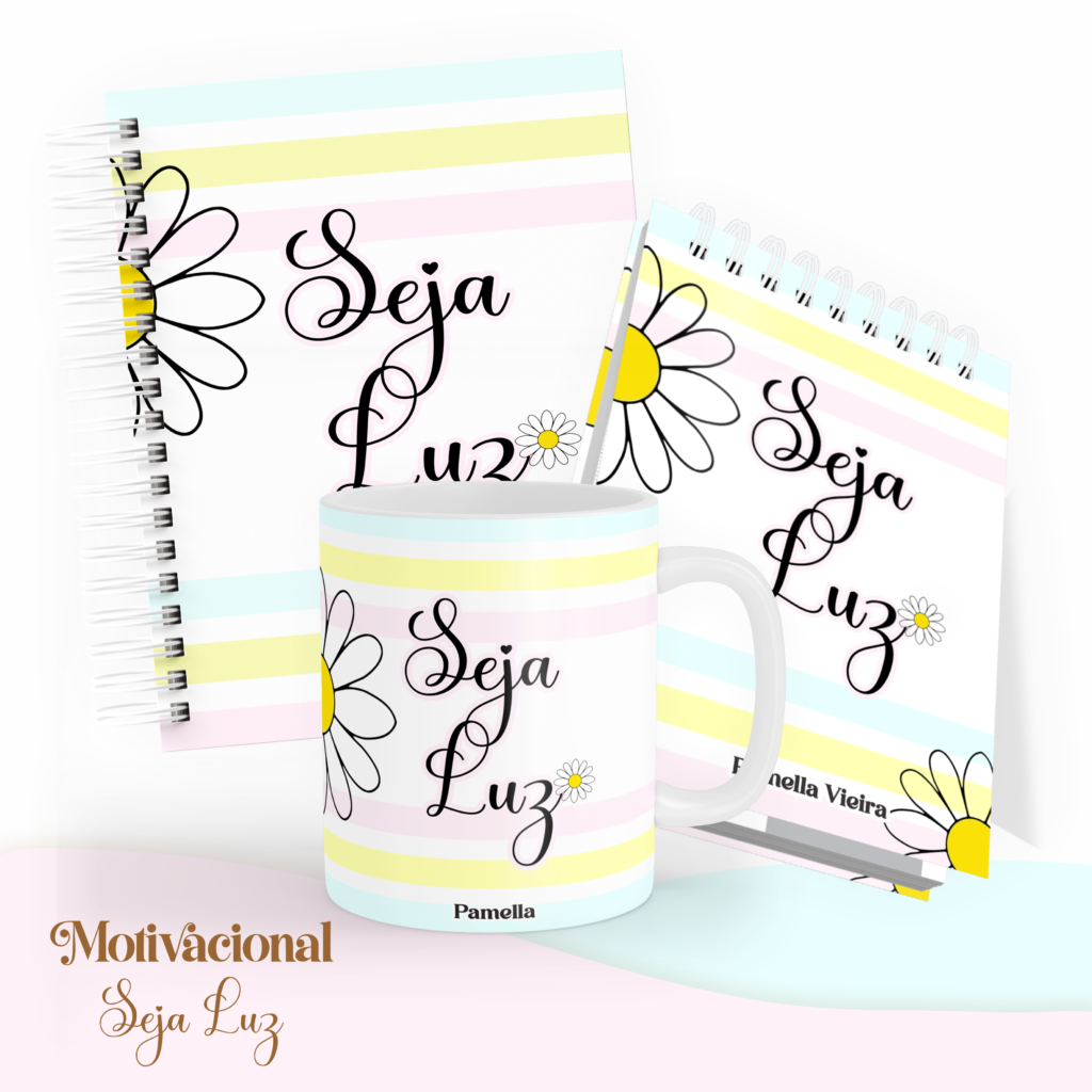 COMBO Motivacional Seja Luz – 5 Modelos (Pamella) - Imagem 5