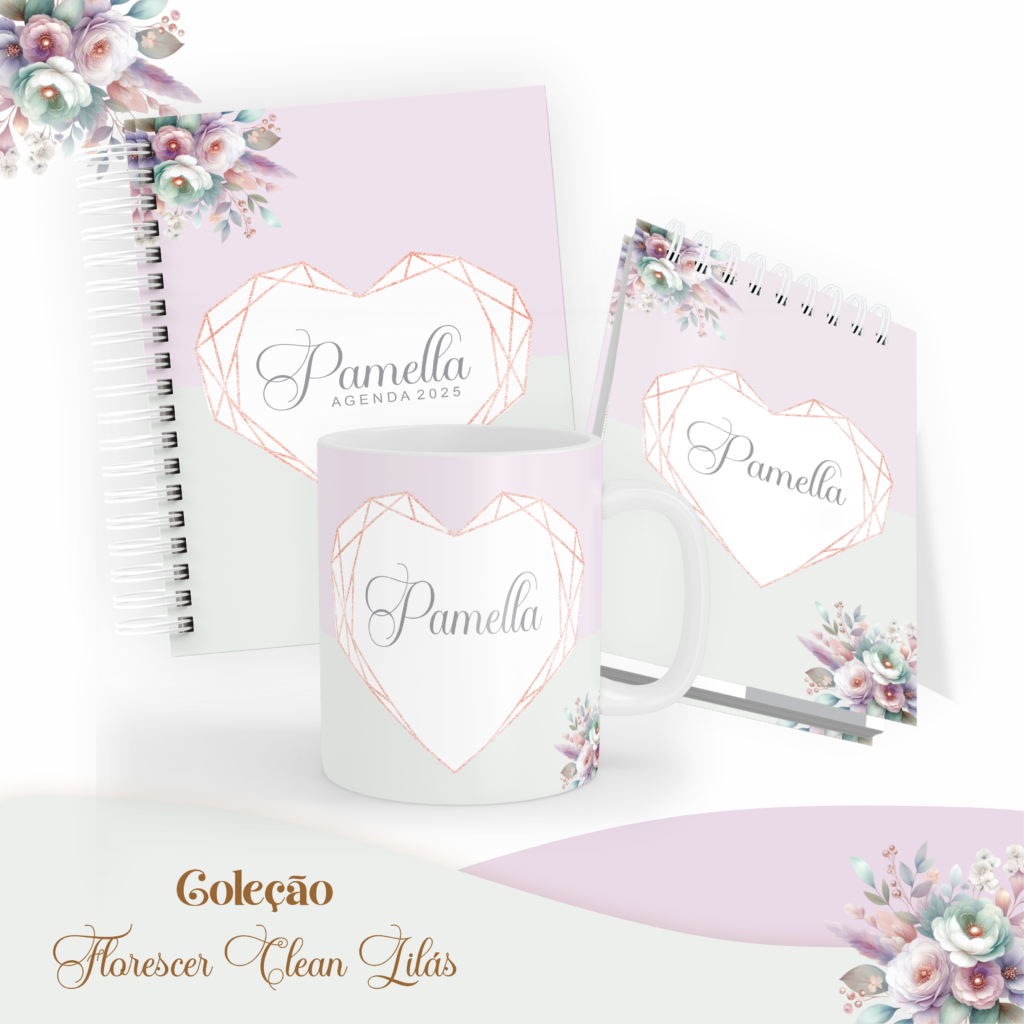 COMBO Florescer Clean Lilás – 5 Modelos (Pamella) - Imagem 5