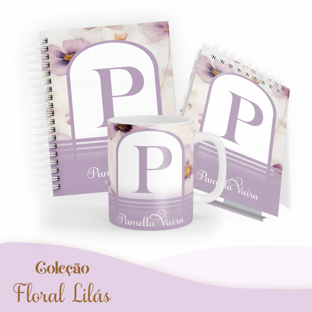 COMBO Floral Lilás – 5 Modelos (Pamella) - Imagem 5