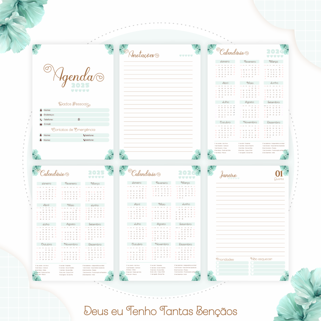 Kit CRISTÃO - Deus Eu Tenho Tantas Bençãoes (Pamella) - Imagem 6