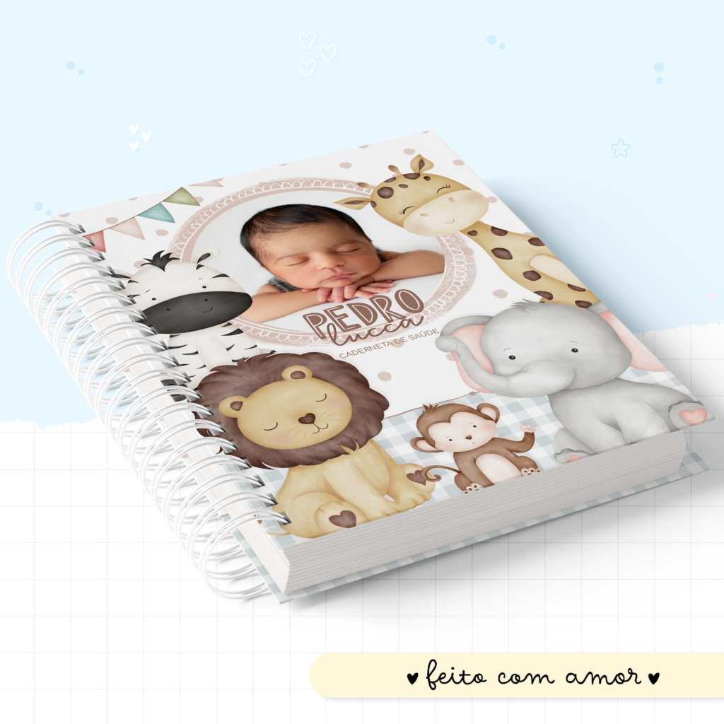 Animais Cute Menino - Kit Maternidade - Imagem 4