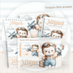 Ursinho Fofo Aviador - Kit Maternidade