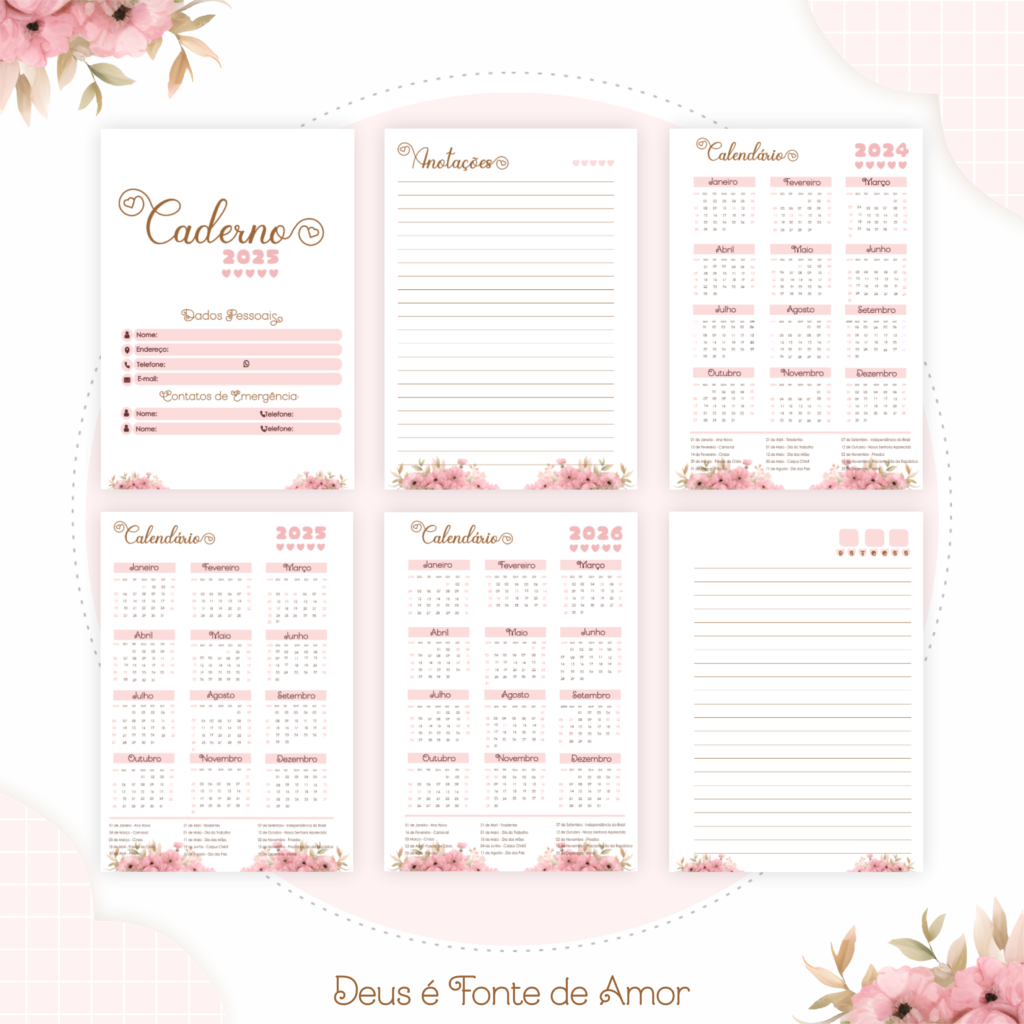 Kit CRISTÃO - Deus é Fonte de Amor (Pamella) - Imagem 6