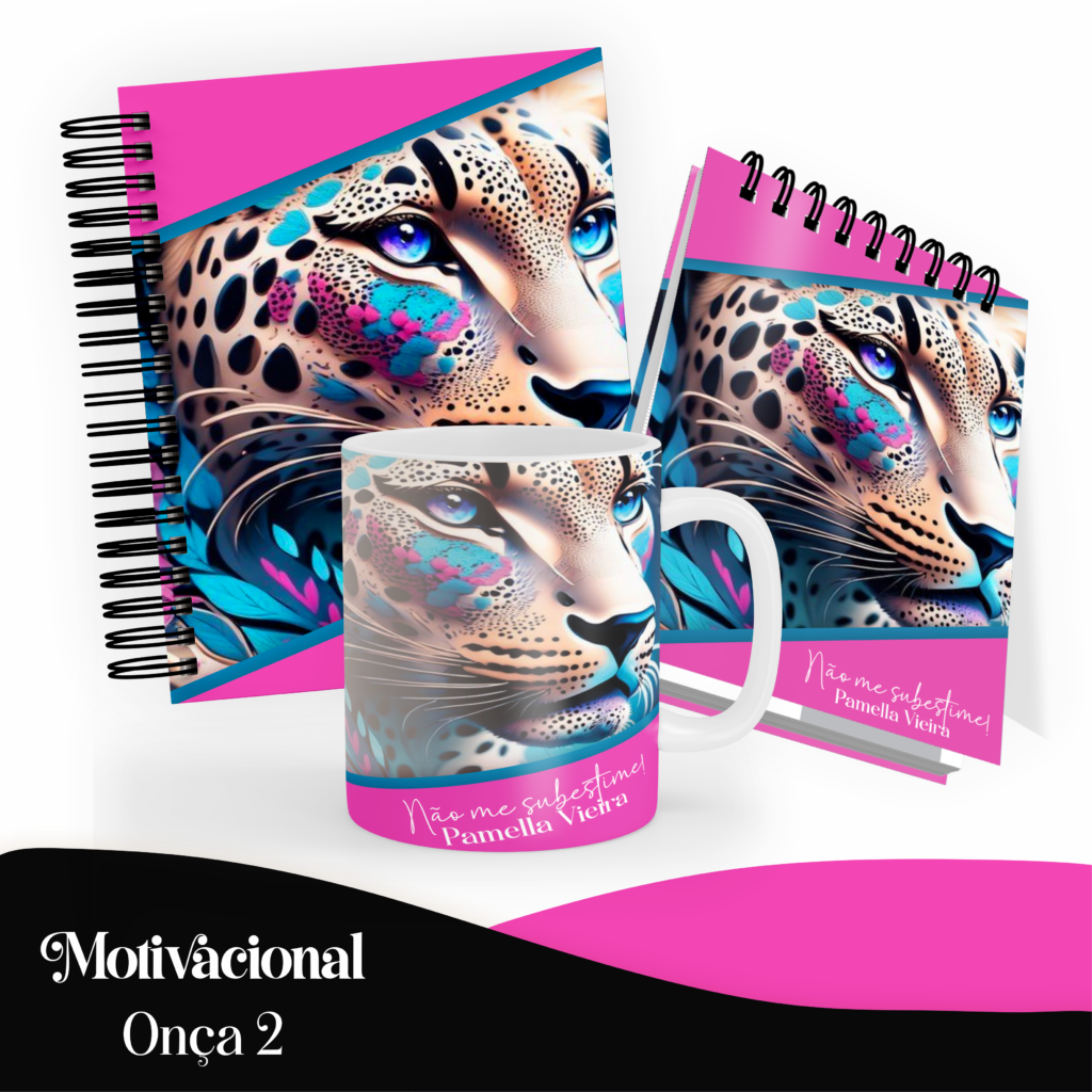 COMBO Motivacional Onça 2 – 5 Modelos (Pamella) - Imagem 6