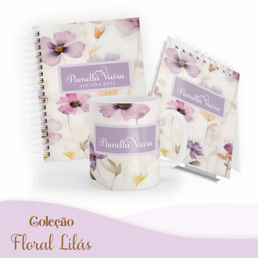 COMBO Floral Lilás – 5 Modelos (Pamella) - Imagem 6