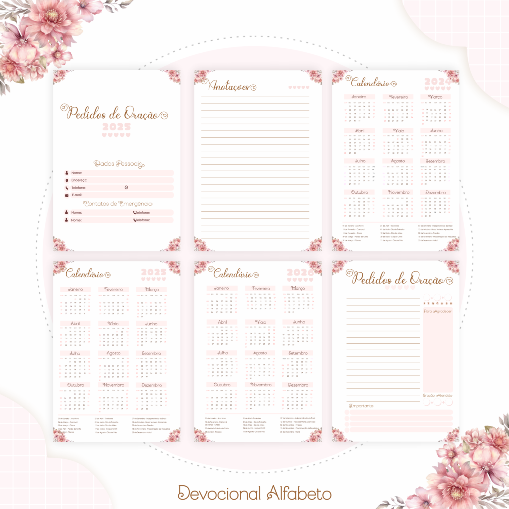 Kit CRISTÃO - Devocional Alfabeto (Pamella) - Imagem 7