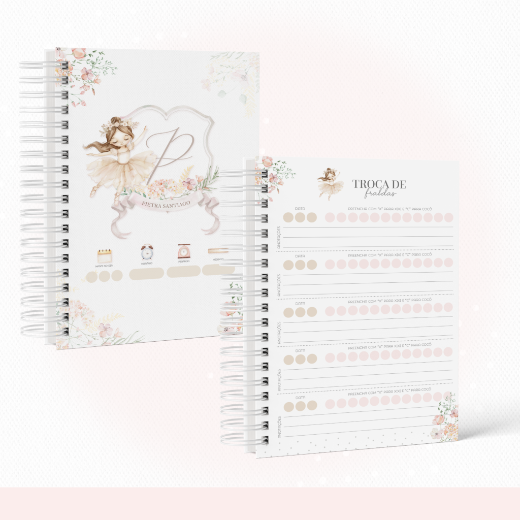 Ballet 5 - COMBO Maternidade Monogramas (Papel Amado) - Imagem 4