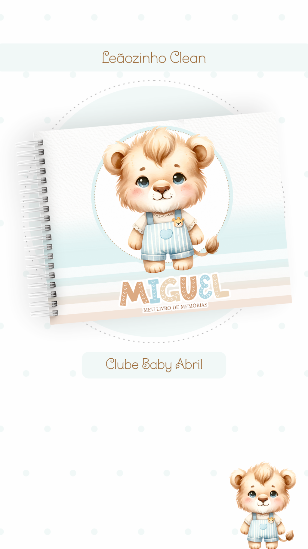 Leãozinho Clean - Kit Maternidade - Imagem 3