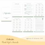 COMBO Floral Azul e Amarelo – 5 Modelos (Pamella) - Imagem 7