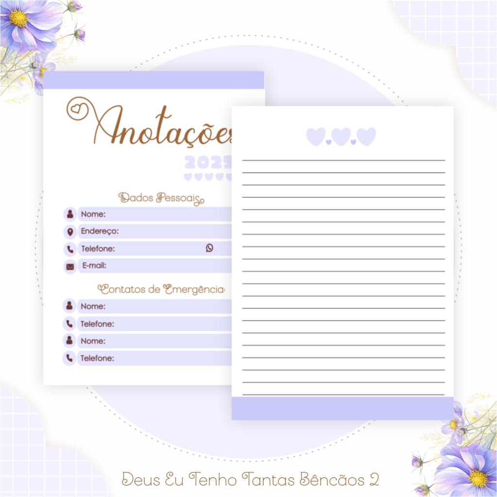 Kit CRISTÃO - Deus Eu Tenho Tantas Bençãos 2 (Pamella) - Imagem 9