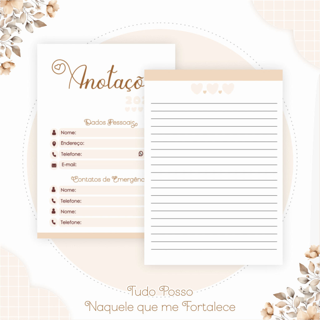 Kit CRISTÃO -Tudo Posso Naquele que me Fortalece (Pamella) - Imagem 9